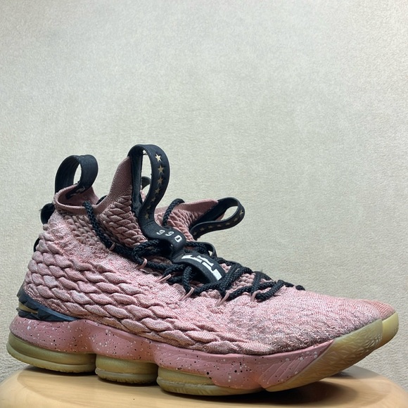 Nike LeBron 15 XV Rust Pink All-Star Hollywood 897650-600 Athletic Shoes Mens 10